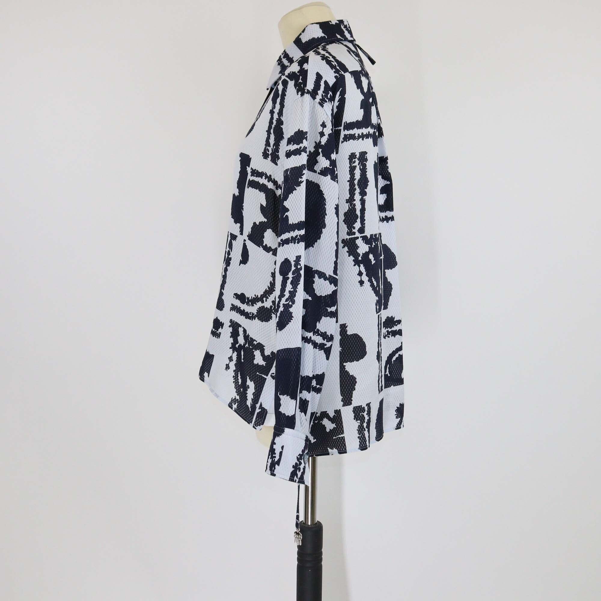 Hermes White Silk Astrologie Bandana Print Long Sleeve Sweatshirt Womens Hermes 