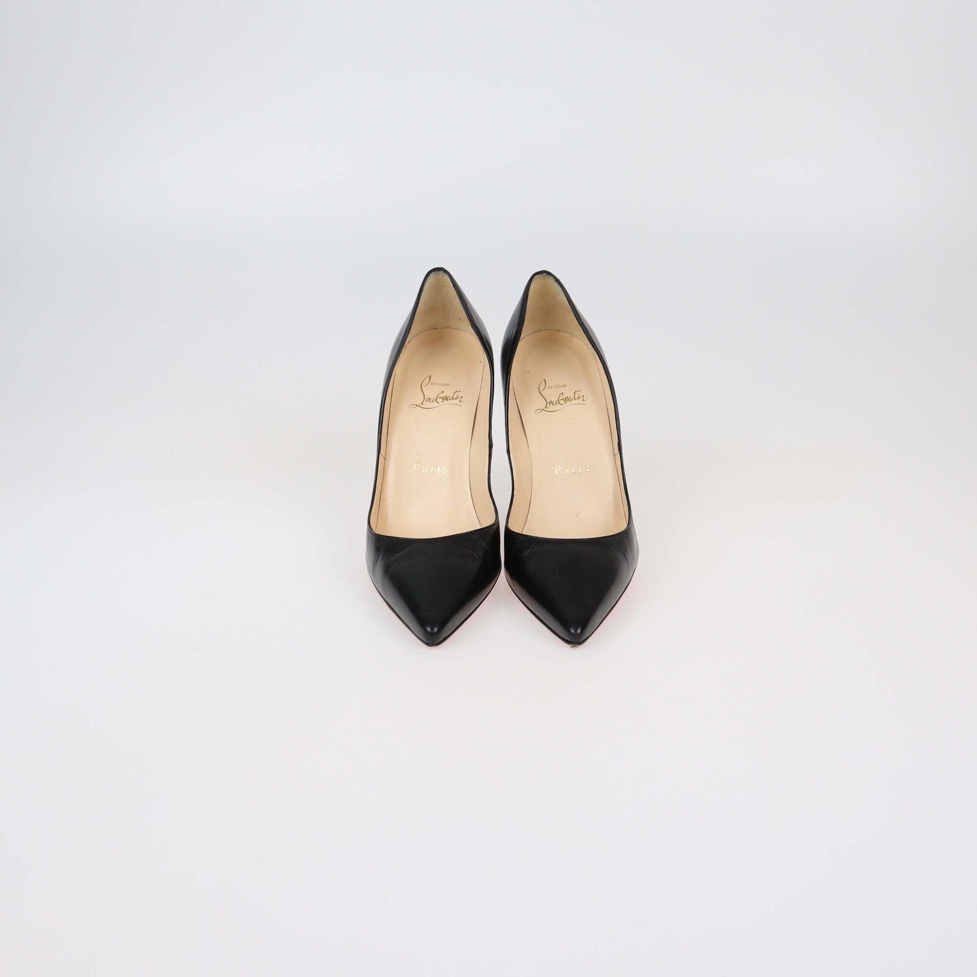 Christian Louboutin Black Leather So Kate Pumps Womens Christian Louboutin 