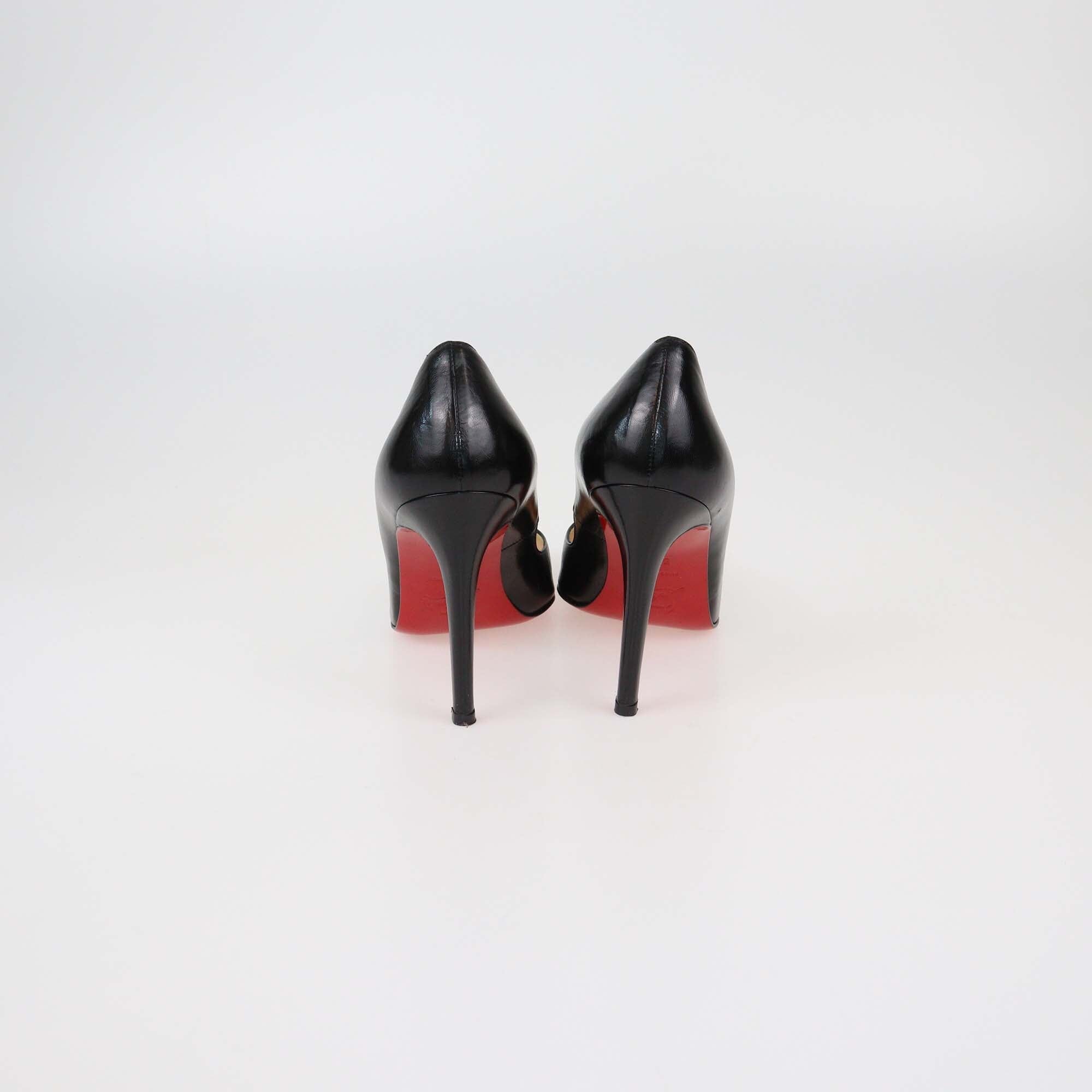 Christian Louboutin Black Leather So Kate Pumps Womens Christian Louboutin 