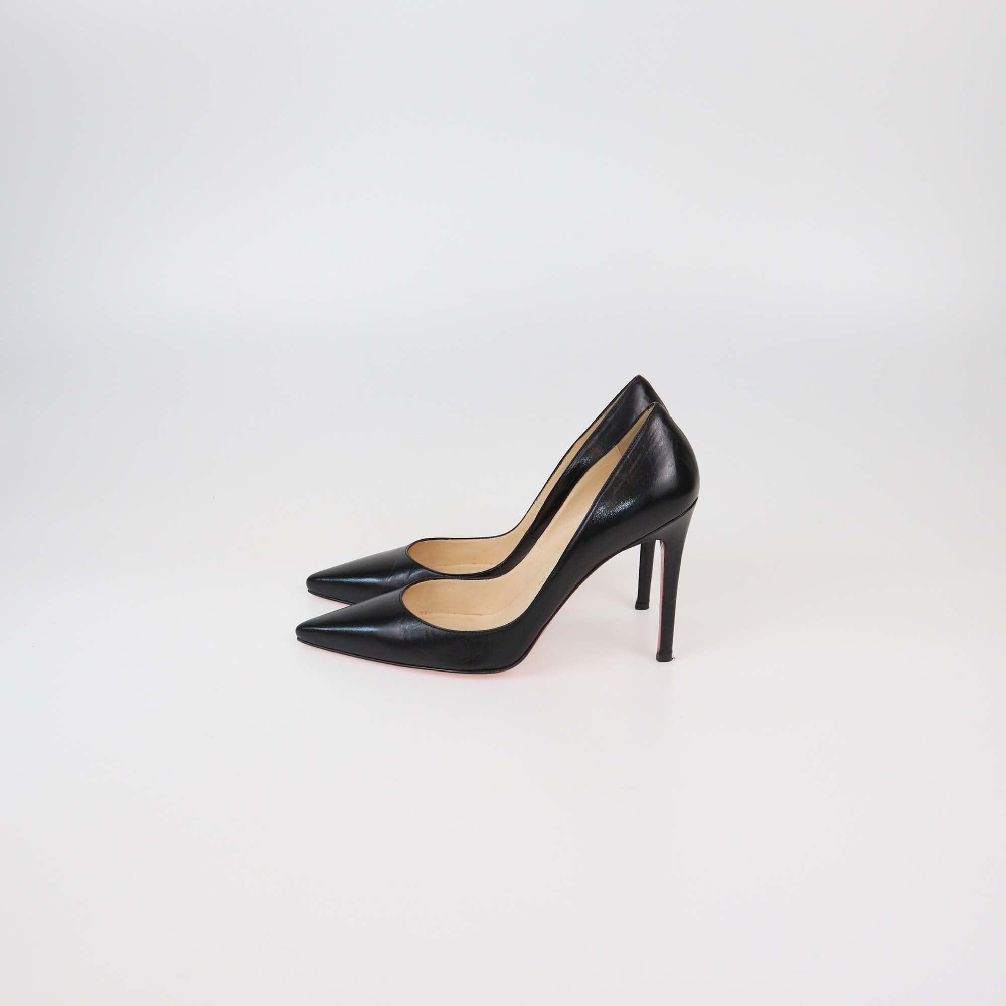 Christian Louboutin Black Leather So Kate Pumps Womens Christian Louboutin 