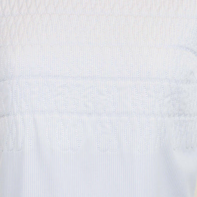 Christian Dior Blue Cotton Flared Mini Dress
