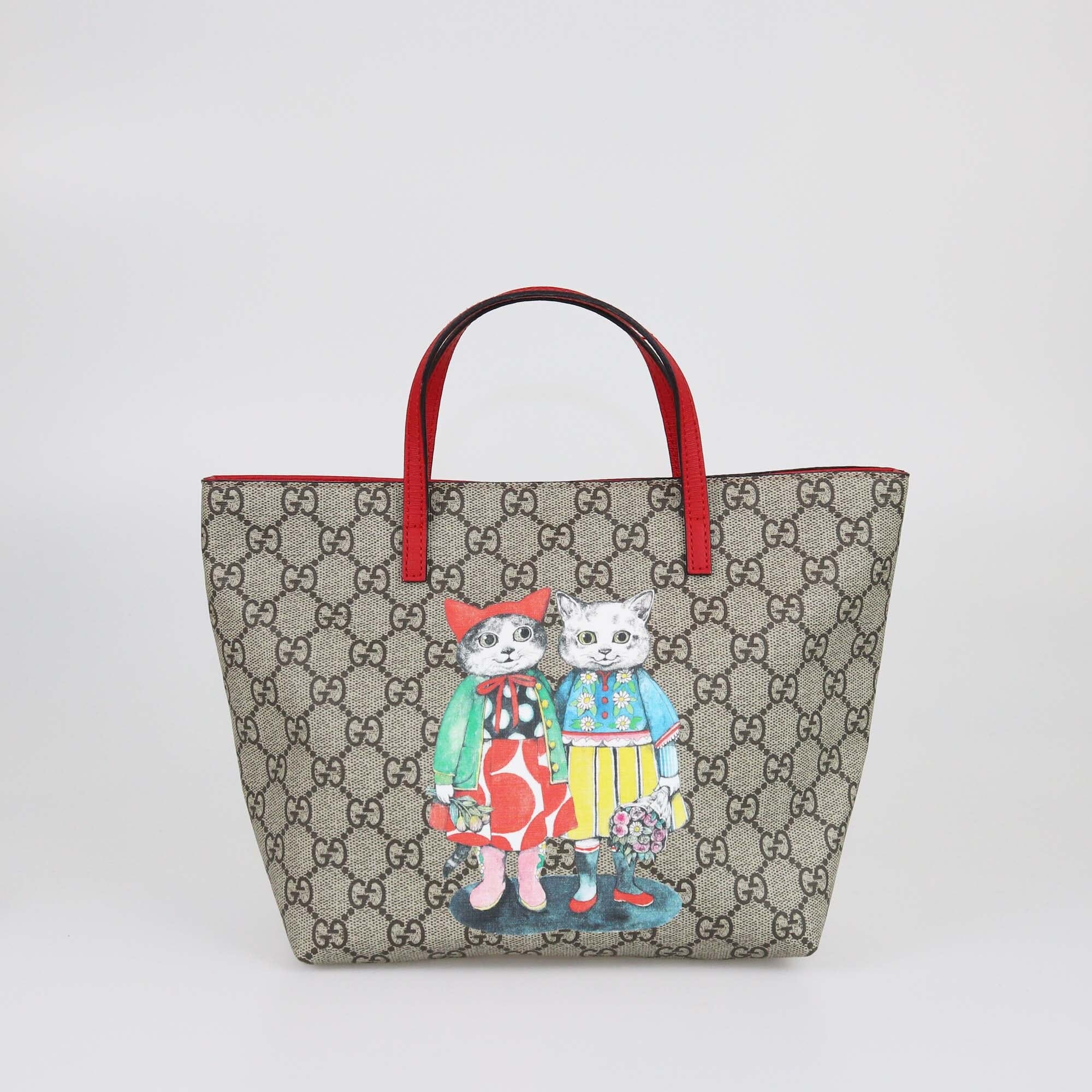 Gucci x Yuko Higuchi Beige GG Supreme Tote / Kids Womens Gucci x Yuko Higuchi 