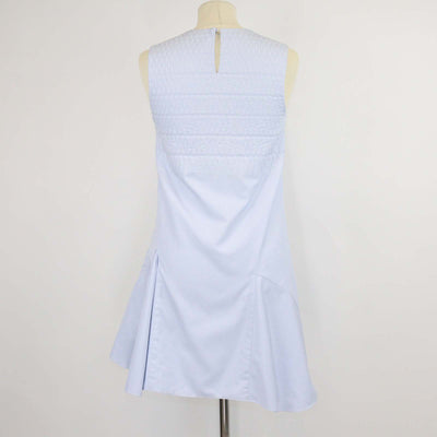 Christian Dior Blue Cotton Flared Mini Dress