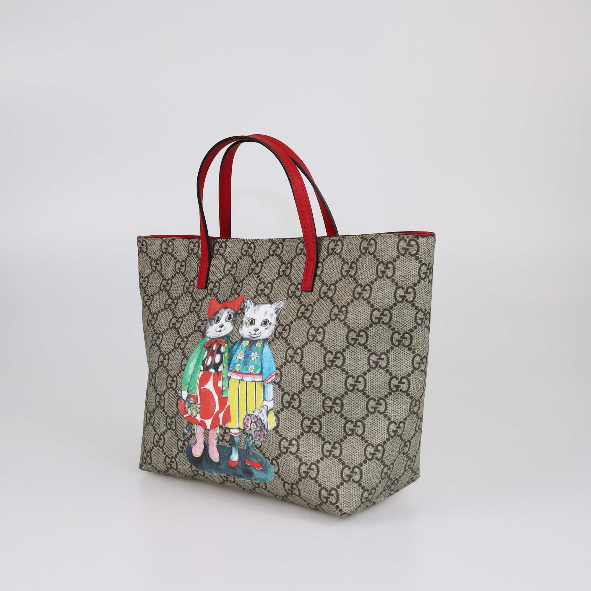 Gucci x Yuko Higuchi Beige GG Supreme Tote / Kids Womens Gucci x Yuko Higuchi 