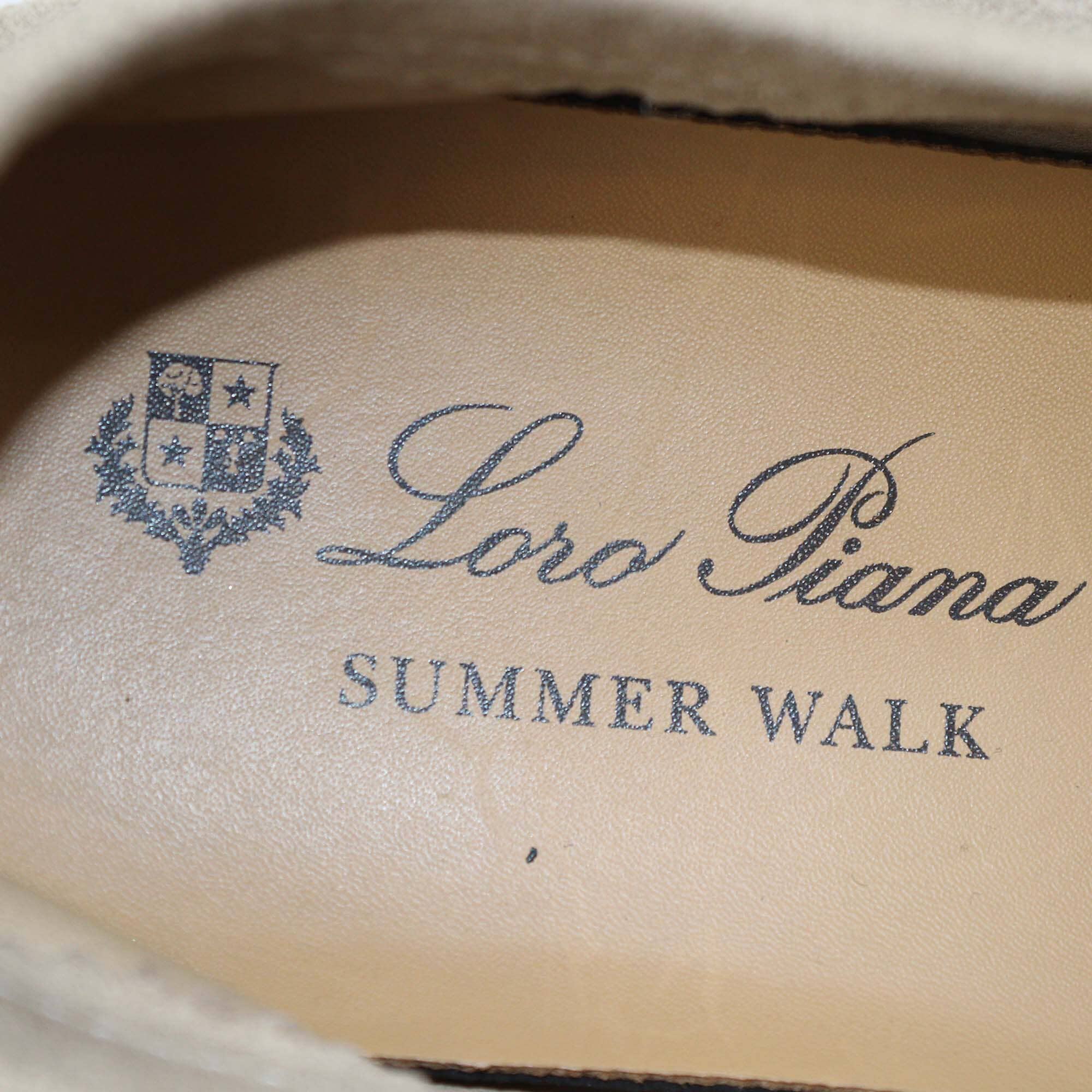 Loro Piana Beige Suede Summer Charms Walk Loafers Womens Loro Piana 