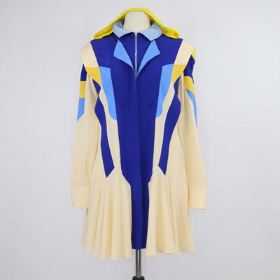 Stella McCartney Multicolor Silk Monica Colorblock Mini Dress