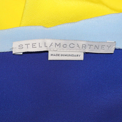 Stella McCartney Multicolor Silk Monica Colorblock Mini Dress