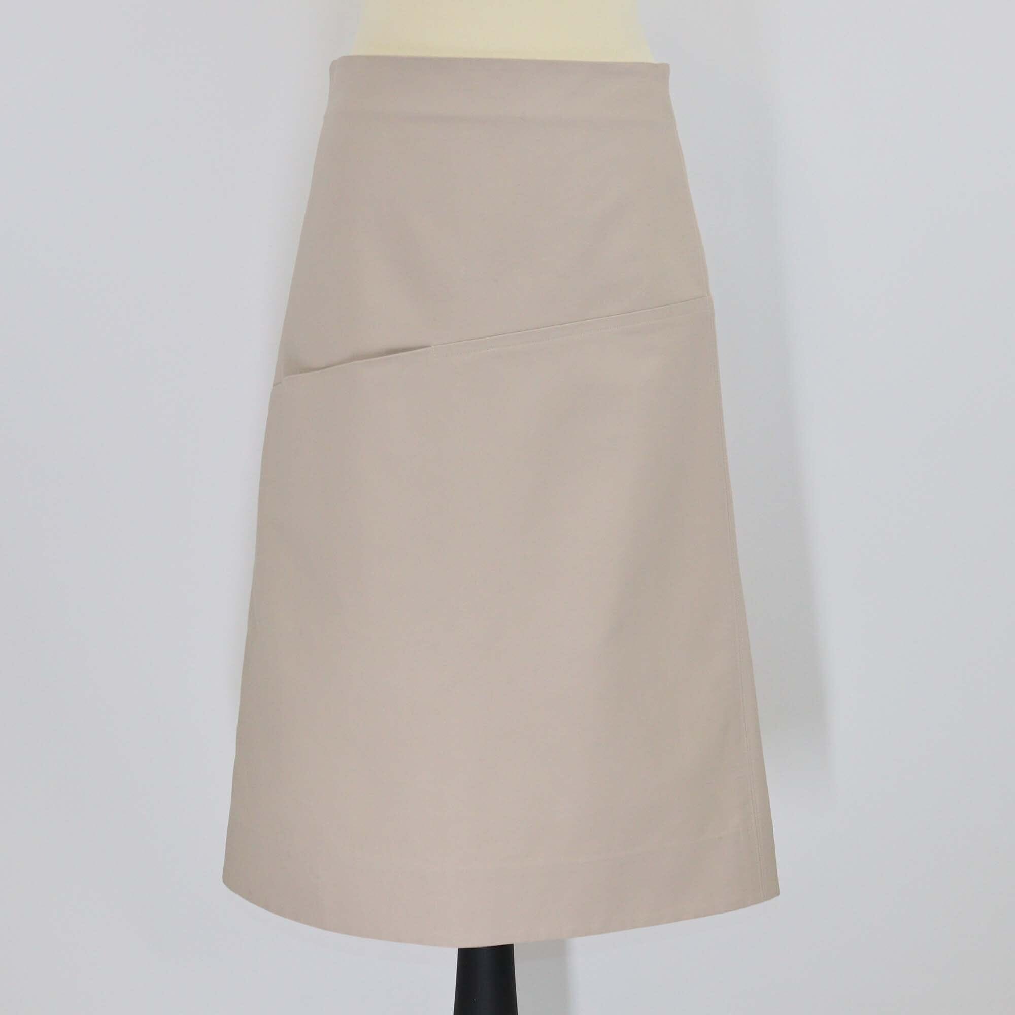 Celine Cream Pocket Mid Length Skirt Womens Celine 