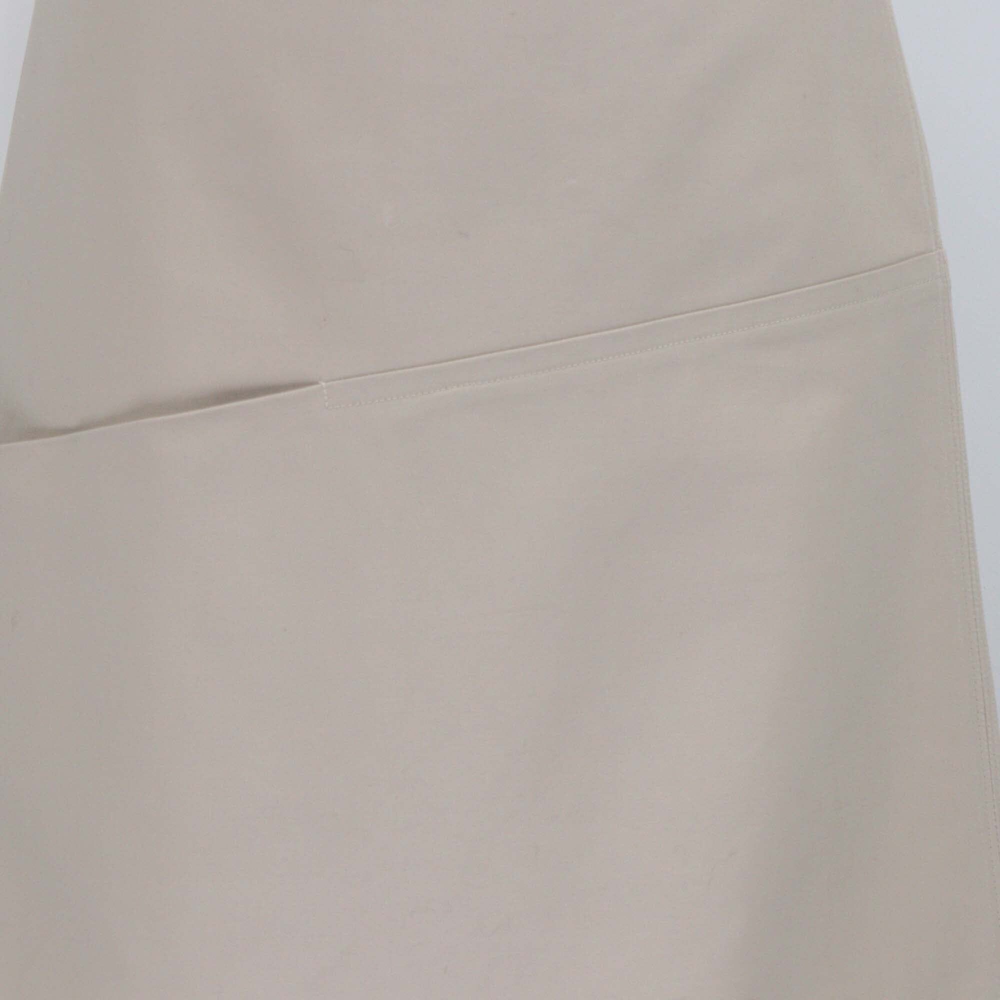Celine Cream Pocket Mid Length Skirt Womens Celine 