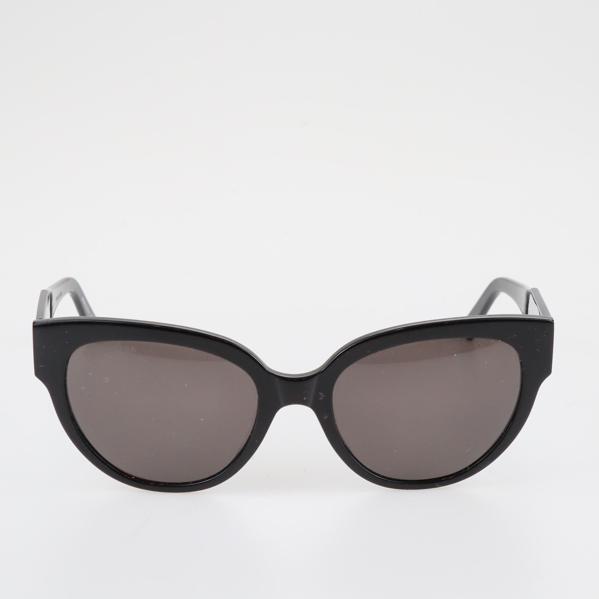 Balenciaga Black Invisible Cat Eye unglasses Accessories Balenciaga 