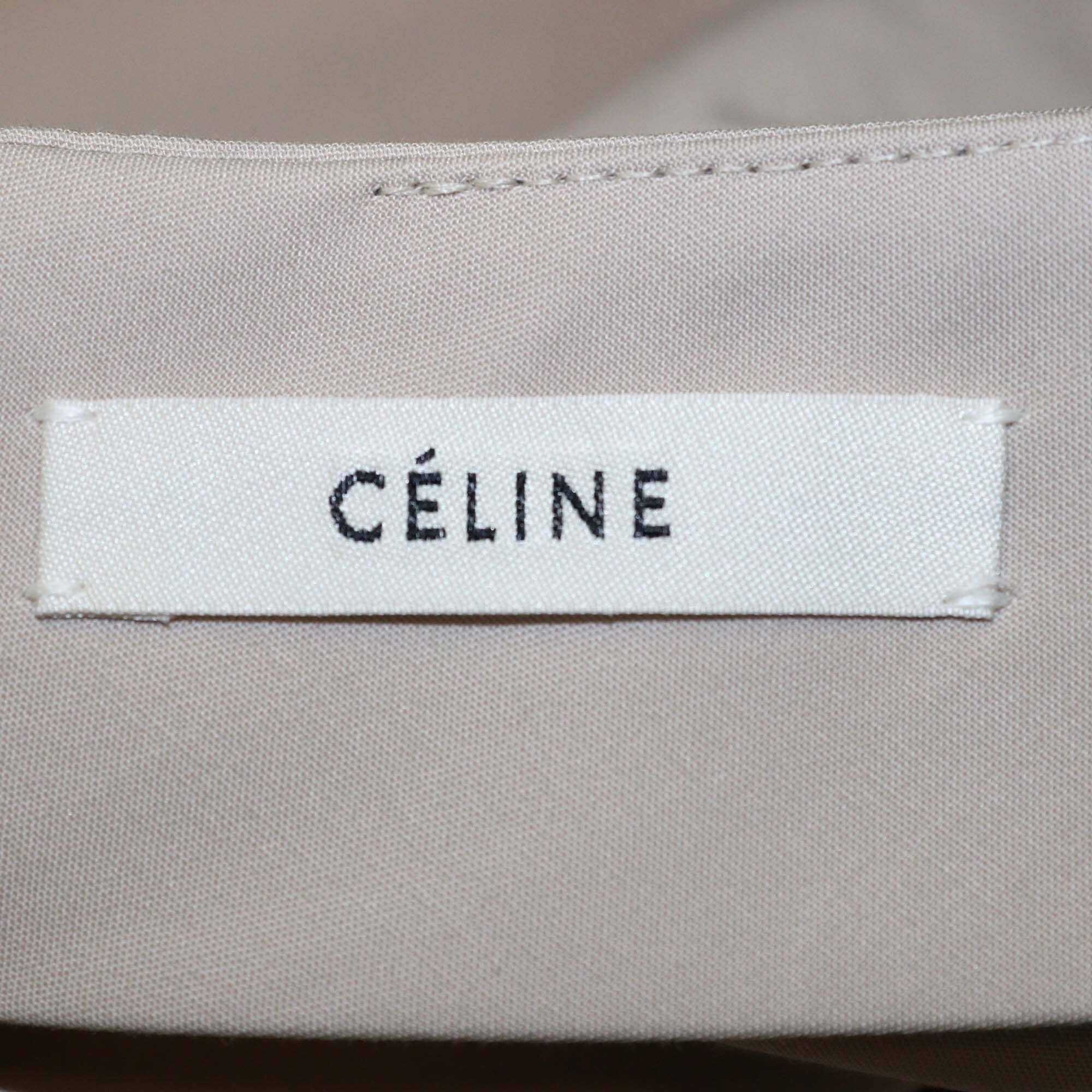 Celine Cream Pocket Mid Length Skirt Womens Celine 