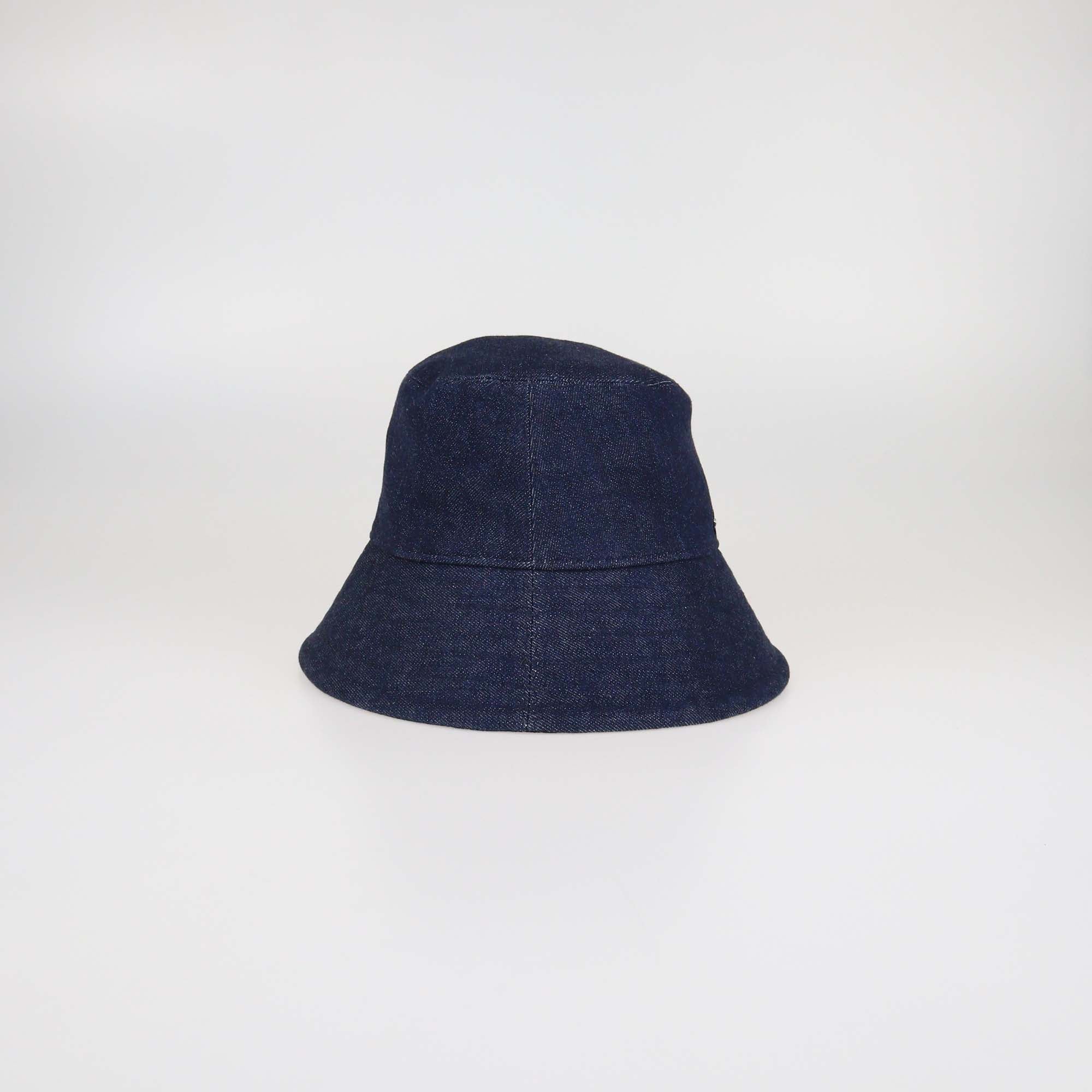 Loro Piana Blue Denim Zita Bucket Hat