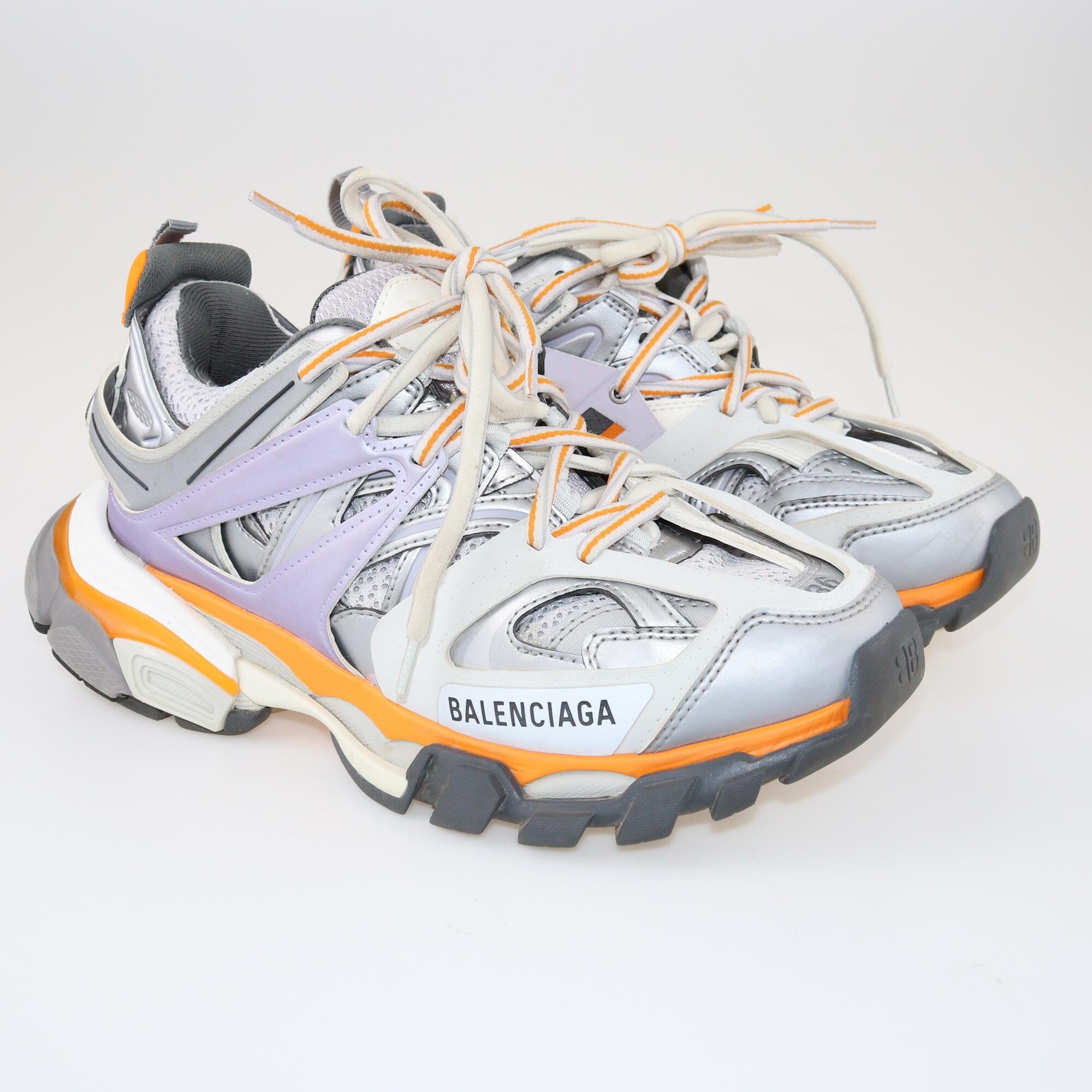 Balenciaga Multicolor Synthetic Track Low Top Sneakers Shoes Balenciaga 