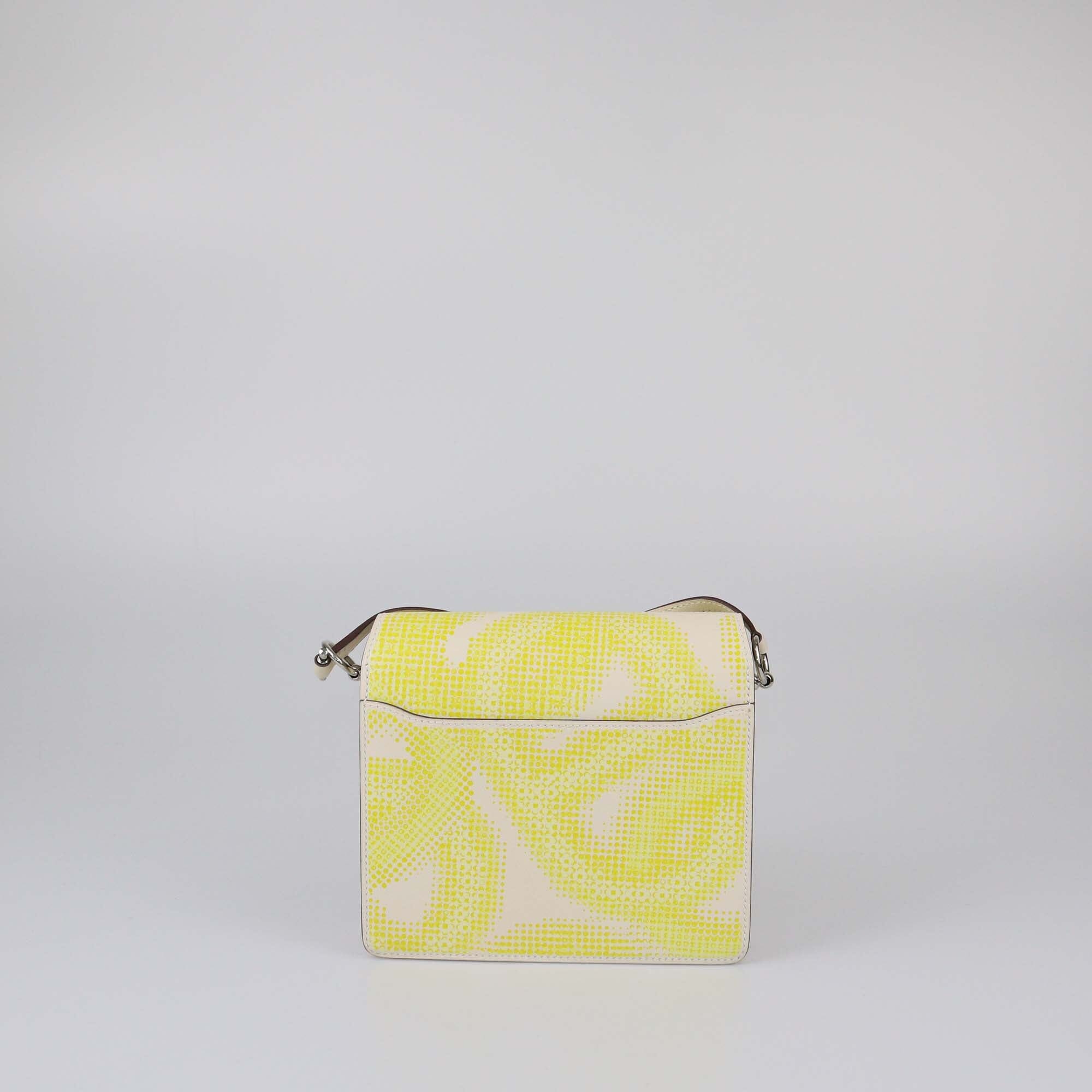 Hermes Nata/Lime/Jaune Bourgeon & Poussin Swift Mini Roulis Bag Womens Hermes 