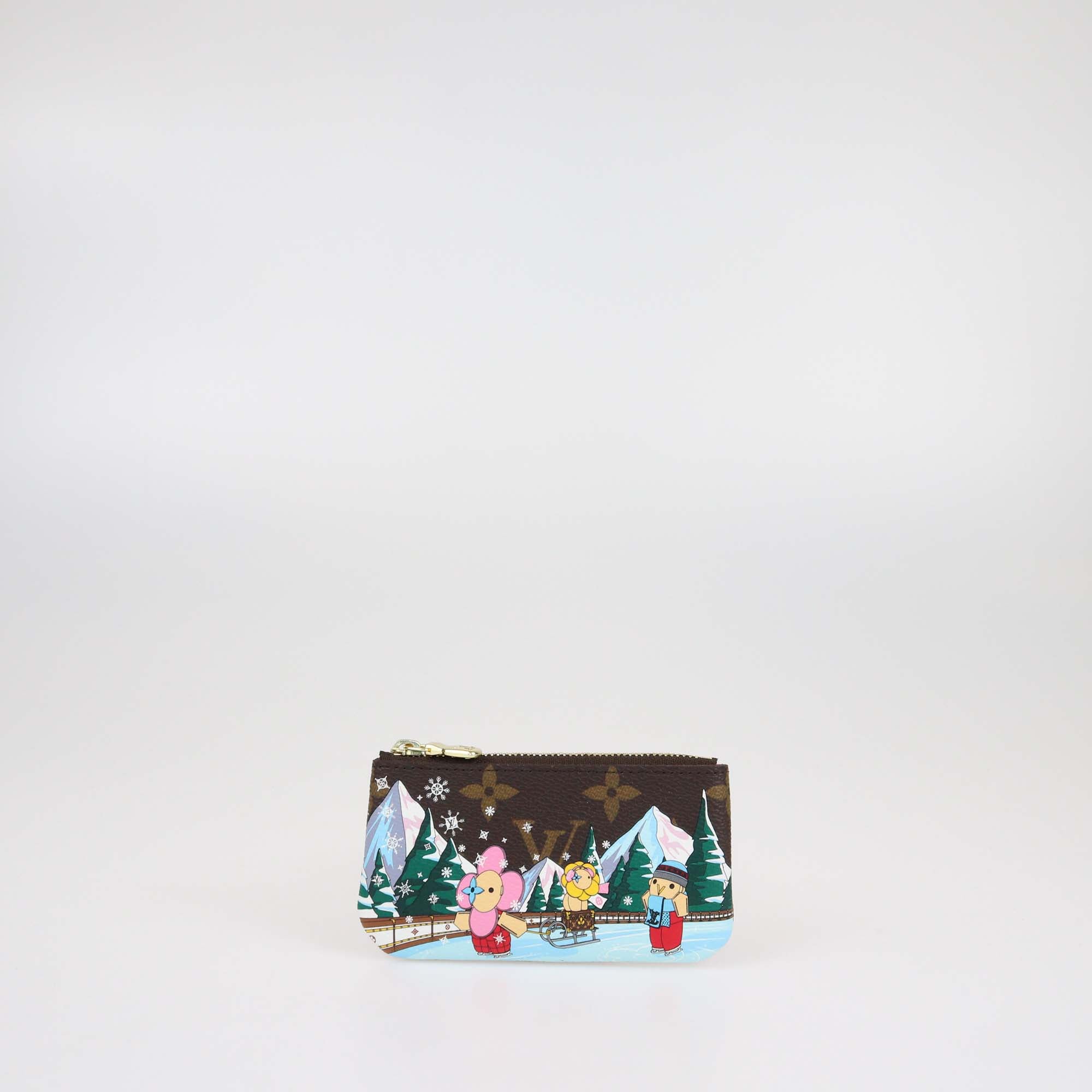 Louis Vuitton Monogram Canvas Christmas Animation Alpine Key Pouch