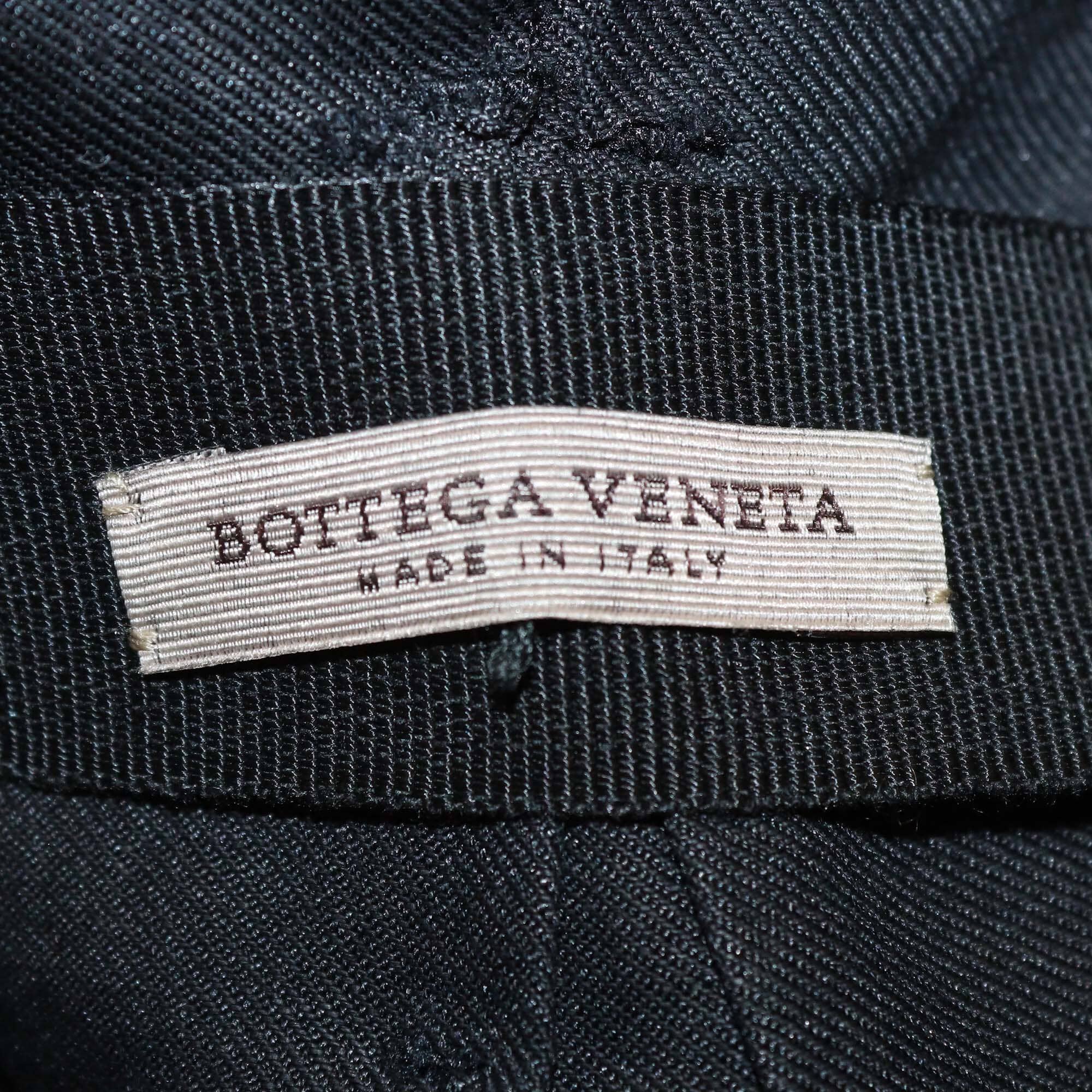 Bottega Veneta Black Ramie Blended Pleated Belted Midi Skirt Womens Bottega Veneta 