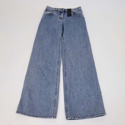 Louis Vuitton Blue Denim Wide Leg Pants
