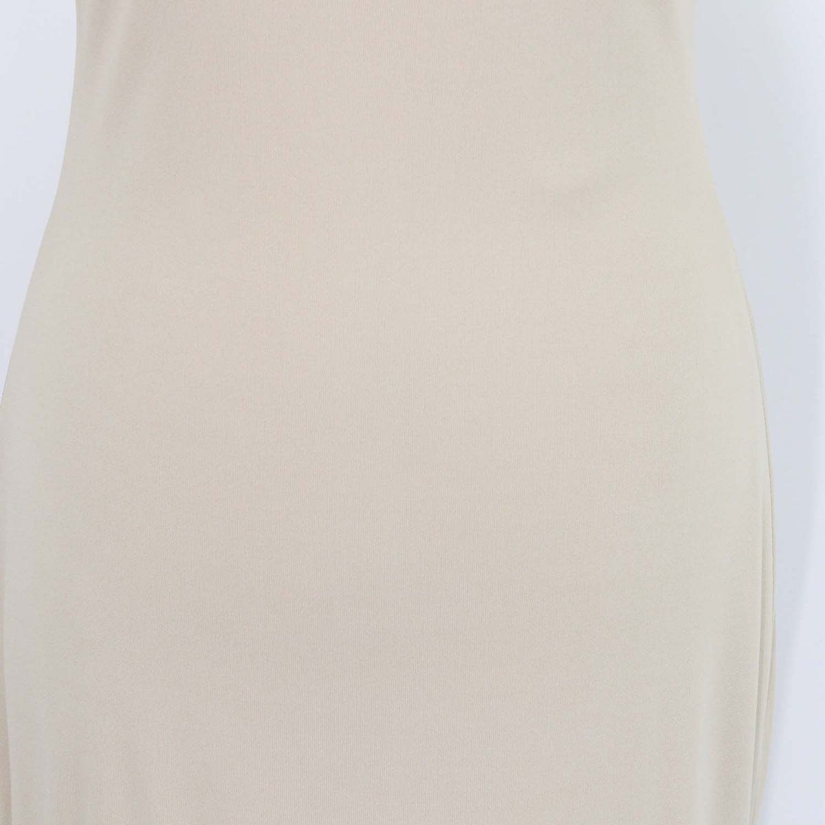 Ralph Lauren Collection Beige Blend Viscose Leather Halterneck Maxi Dress