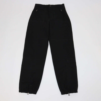 Loewe Black Cotton Pantaloni Cargo Pants