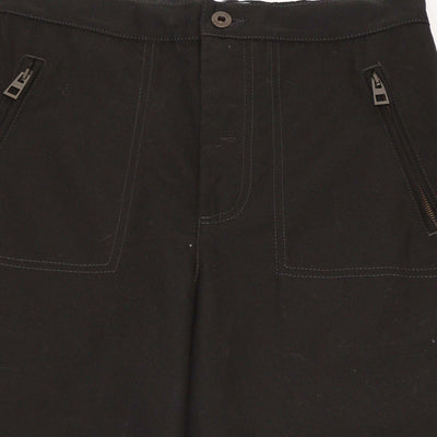 Loewe Black Cotton Pantaloni Cargo Pants
