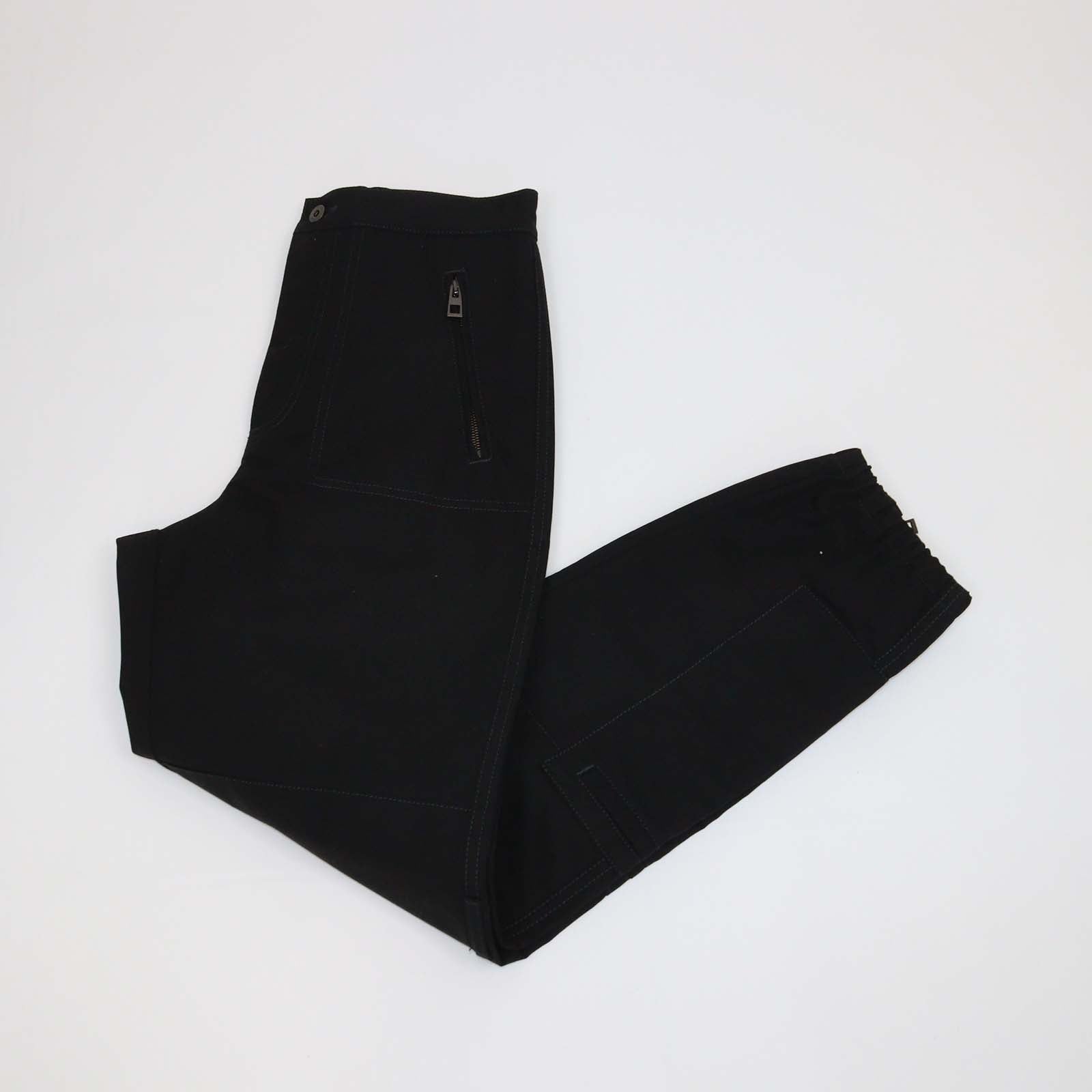 Loewe Black Cotton Pantaloni Cargo Pants