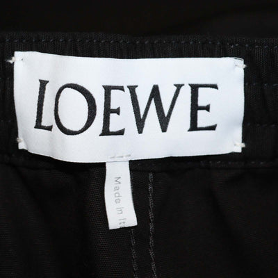 Loewe Black Cotton Pantaloni Cargo Pants