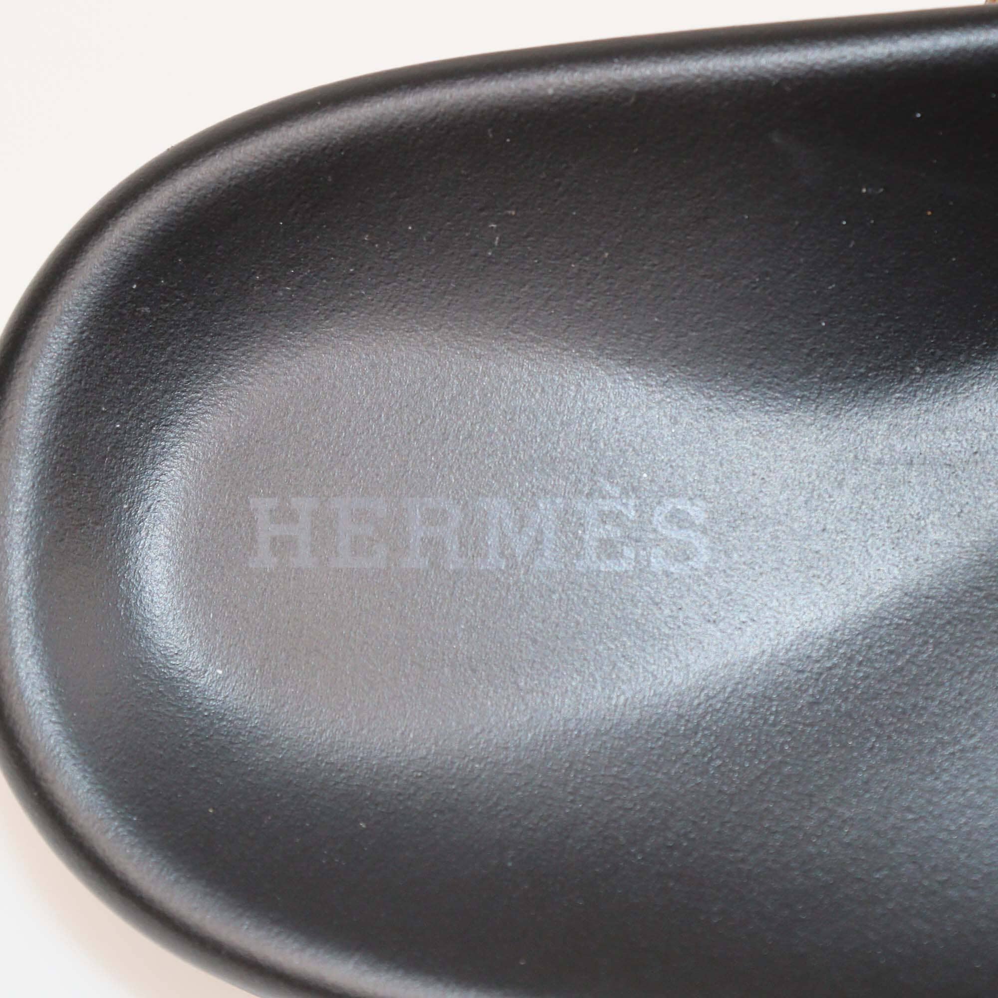 Hermes Naturel Suede Chypre Sandals Womens Hermes 