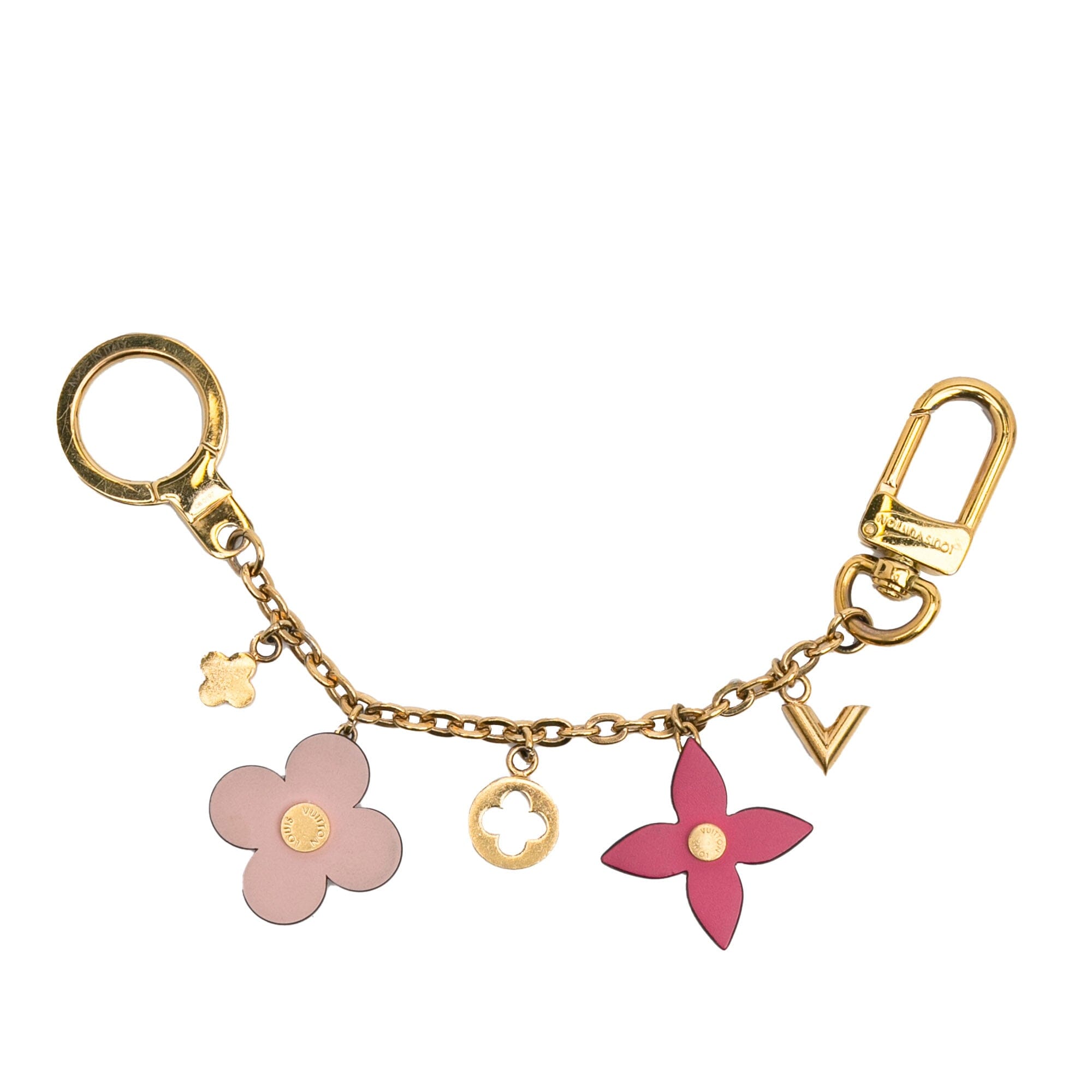 Monogram Blooming Flowers Bag Charm Image#2