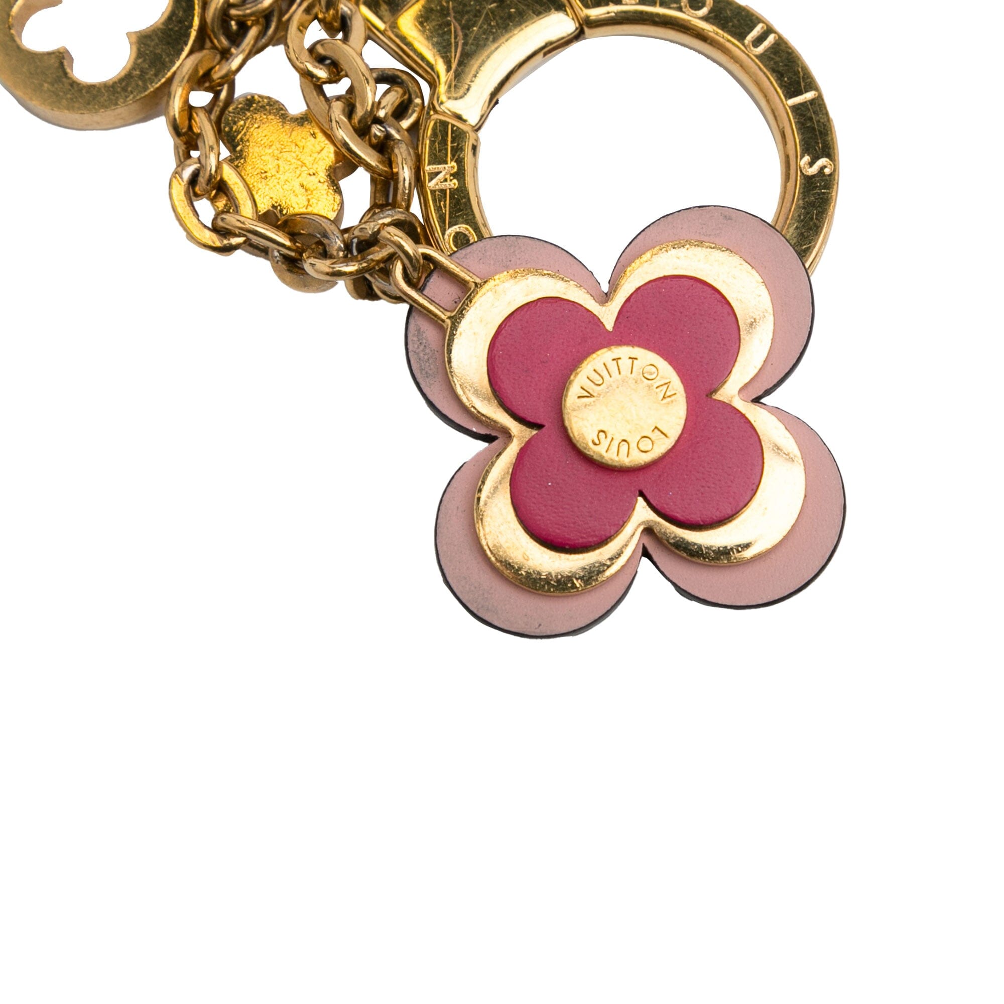 Monogram Blooming Flowers Bag Charm Image#6