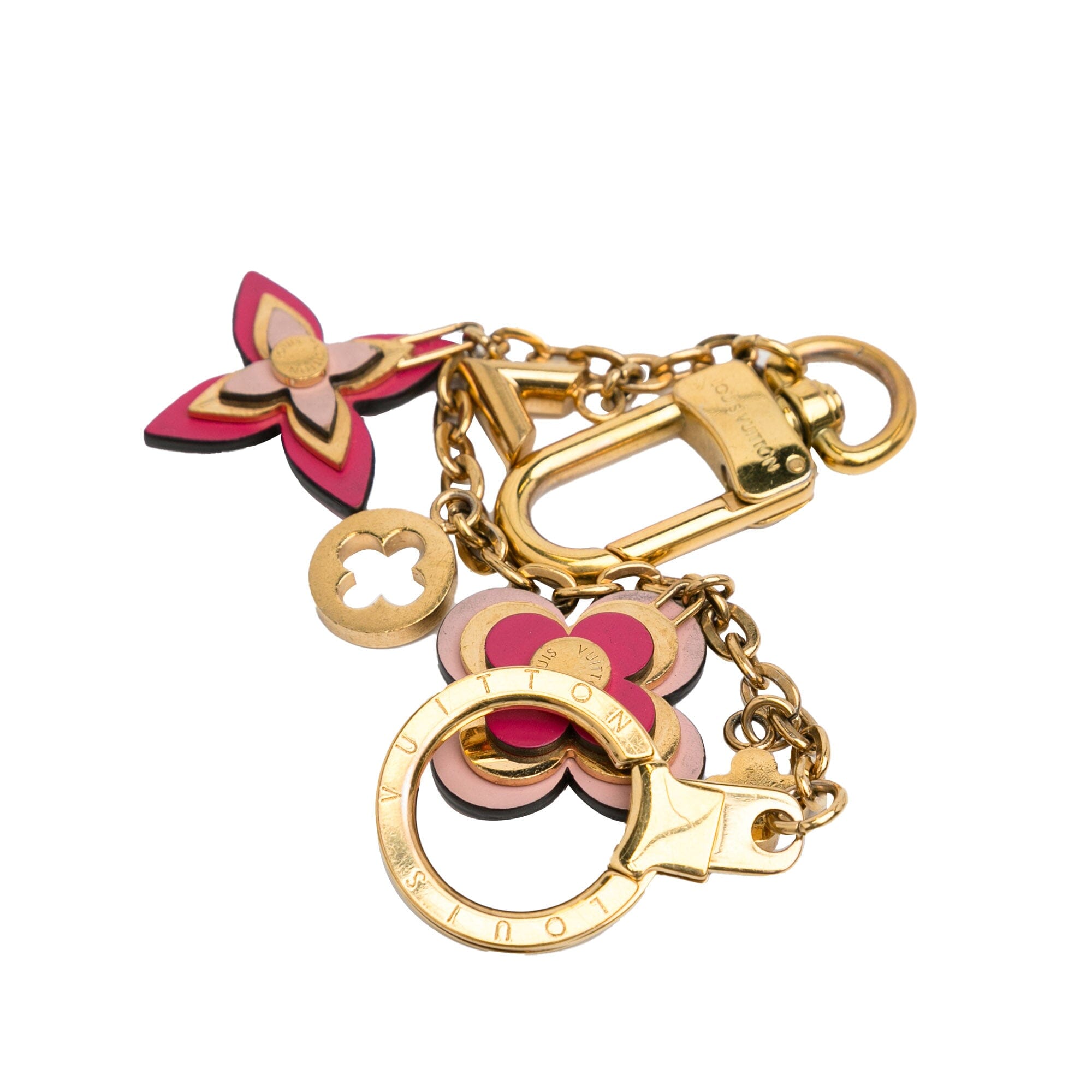 Monogram Blooming Flowers Bag Charm Image#8