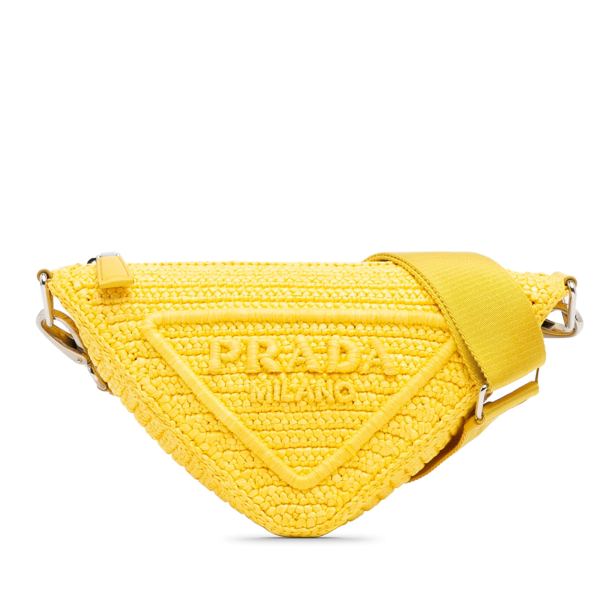 Raffia Triangle Crossbody Image#1