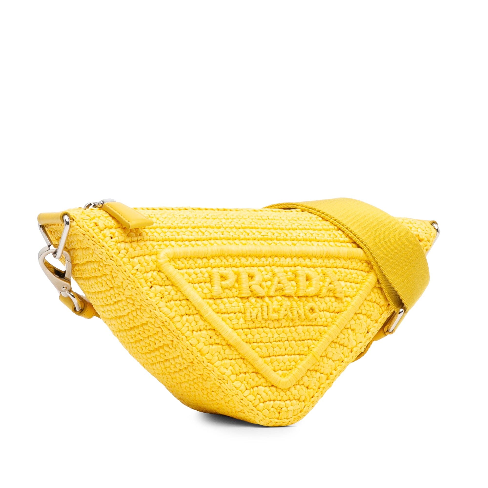 Raffia Triangle Crossbody Image#2