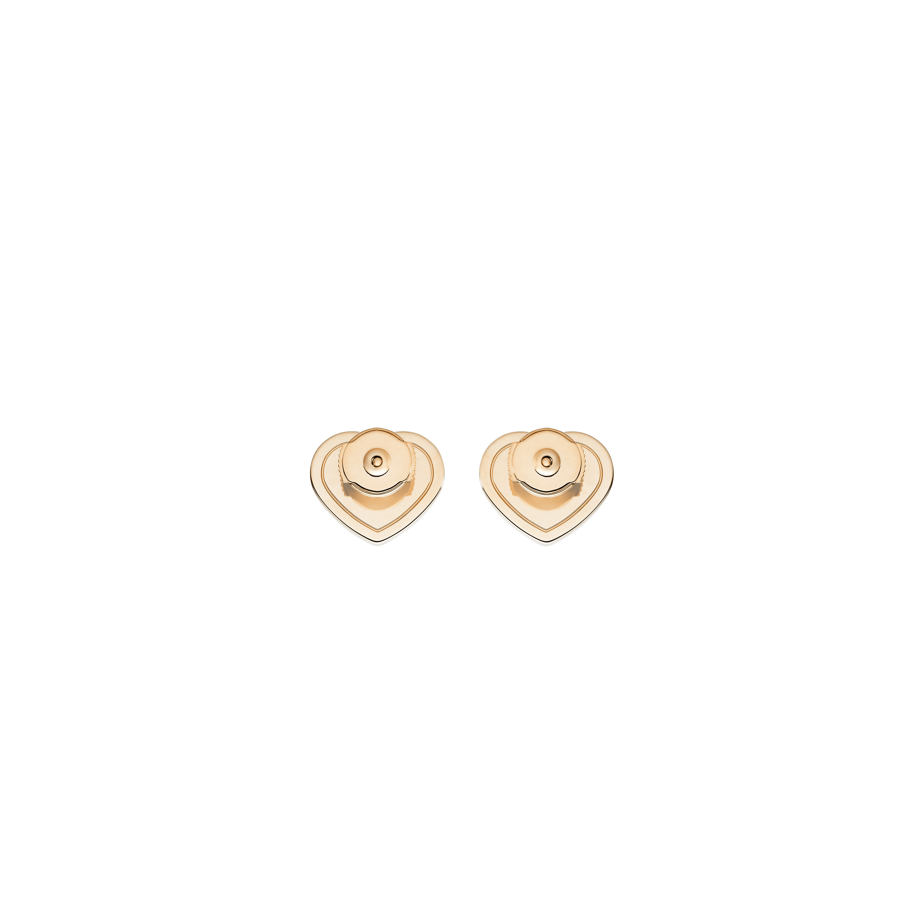 Rose Gold and Mother-of-Pearl Happy Hearts Stud Earrings Fine Jewelry Chopard