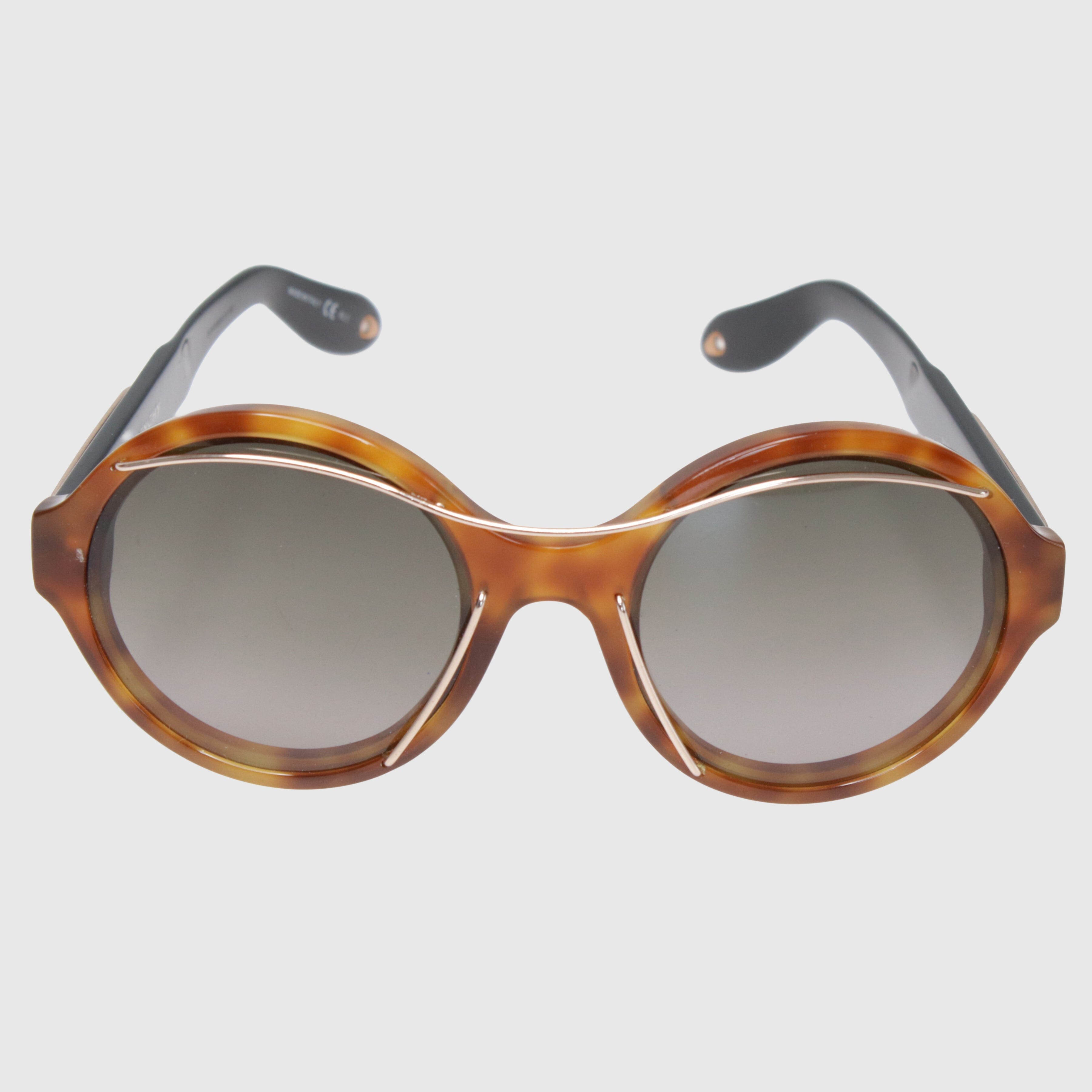 Brown GV 7029/S Round Frame Sunglasses