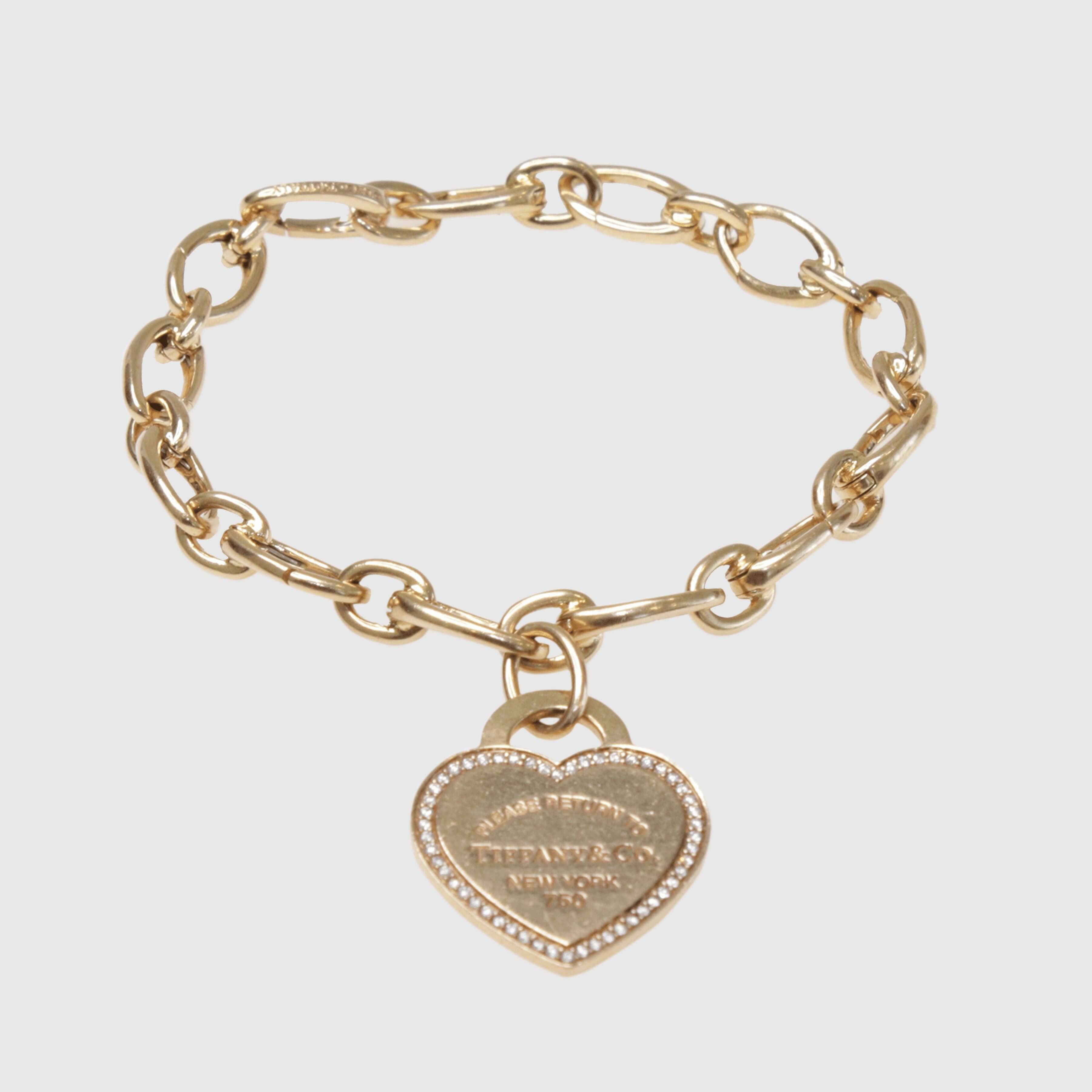 Return to sale tiffany gold bracelet