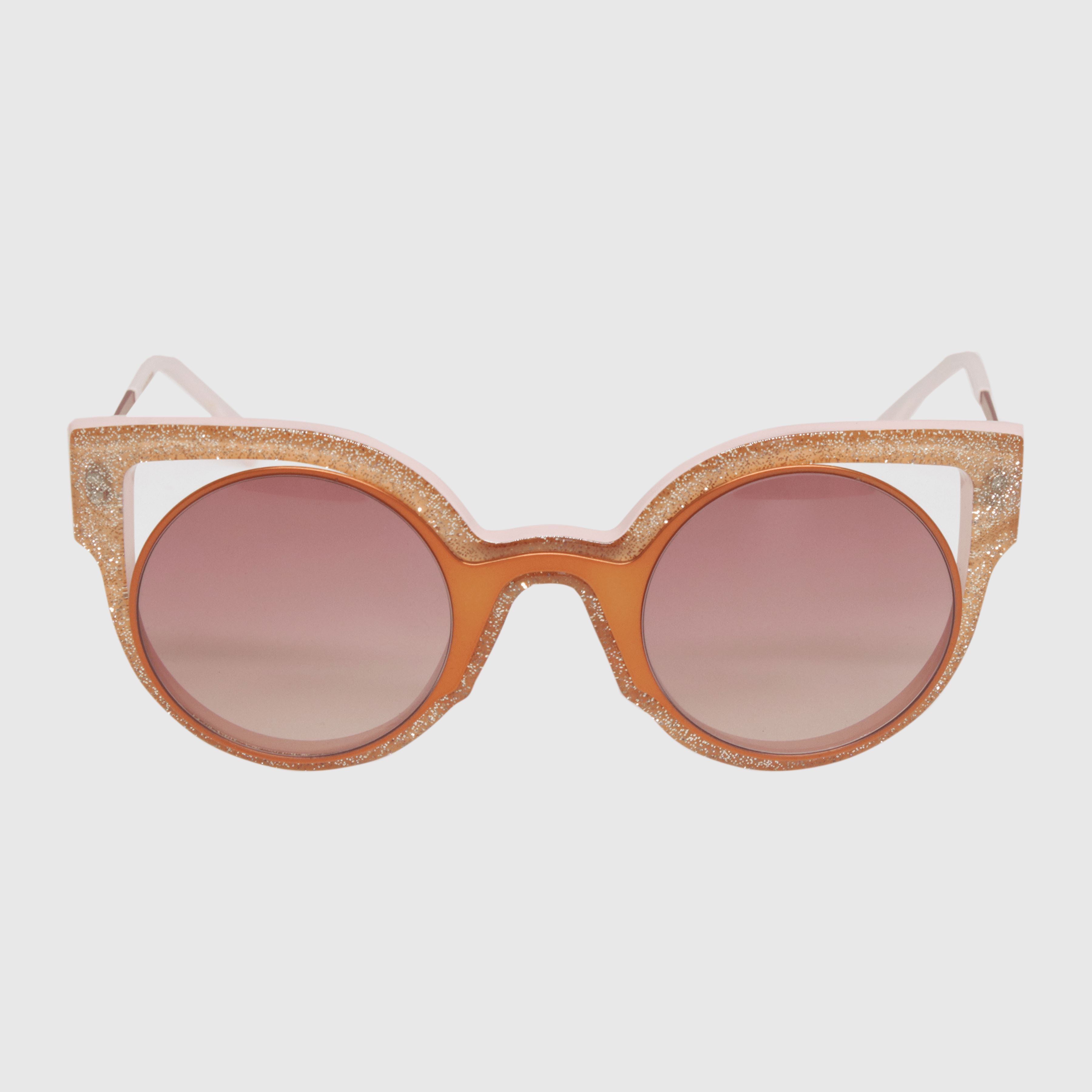 Metallic Orange/Pink FF 0137/S Glitter Paradeyes Sunglasses Accessories Fendi 