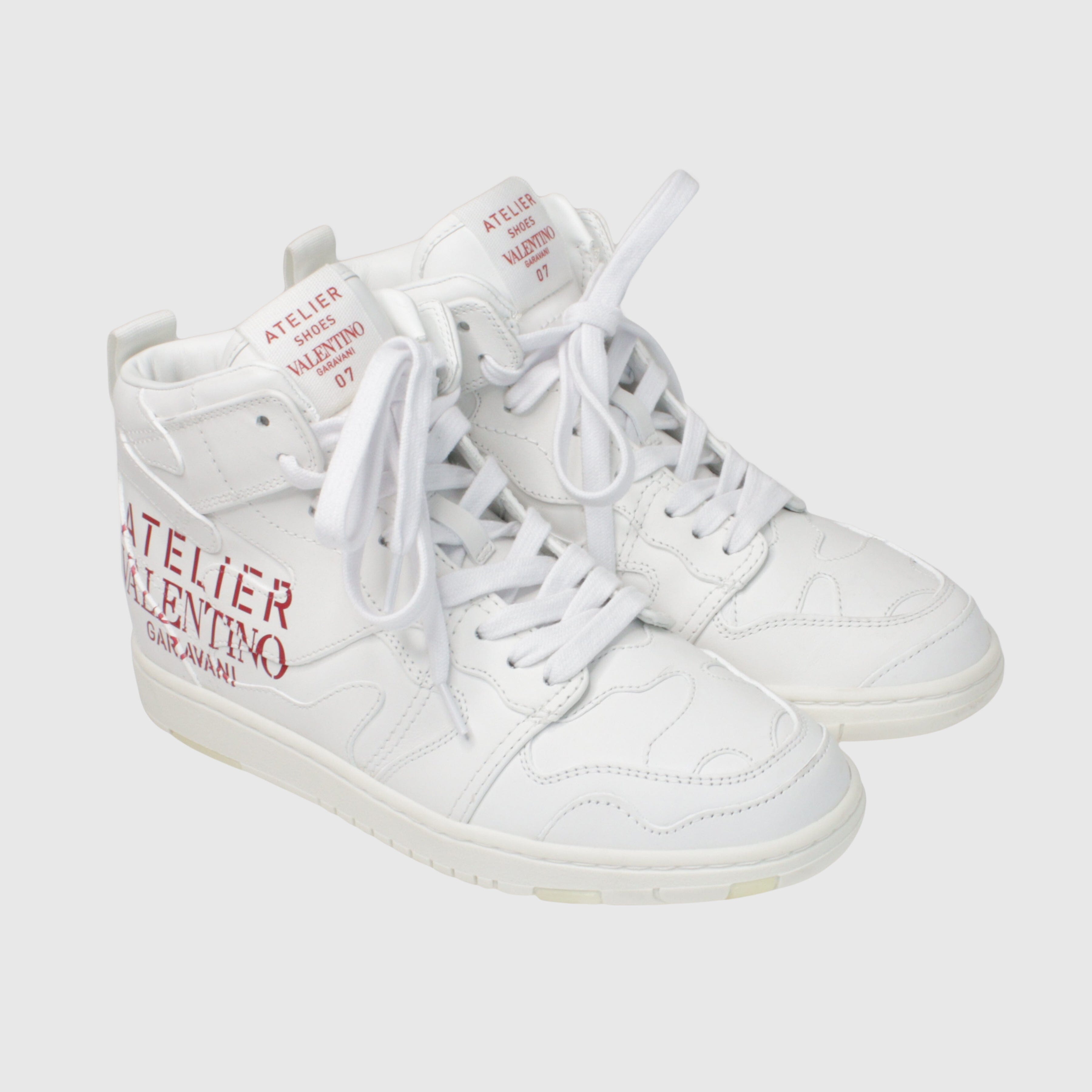 White Atelier High Top Sneakers