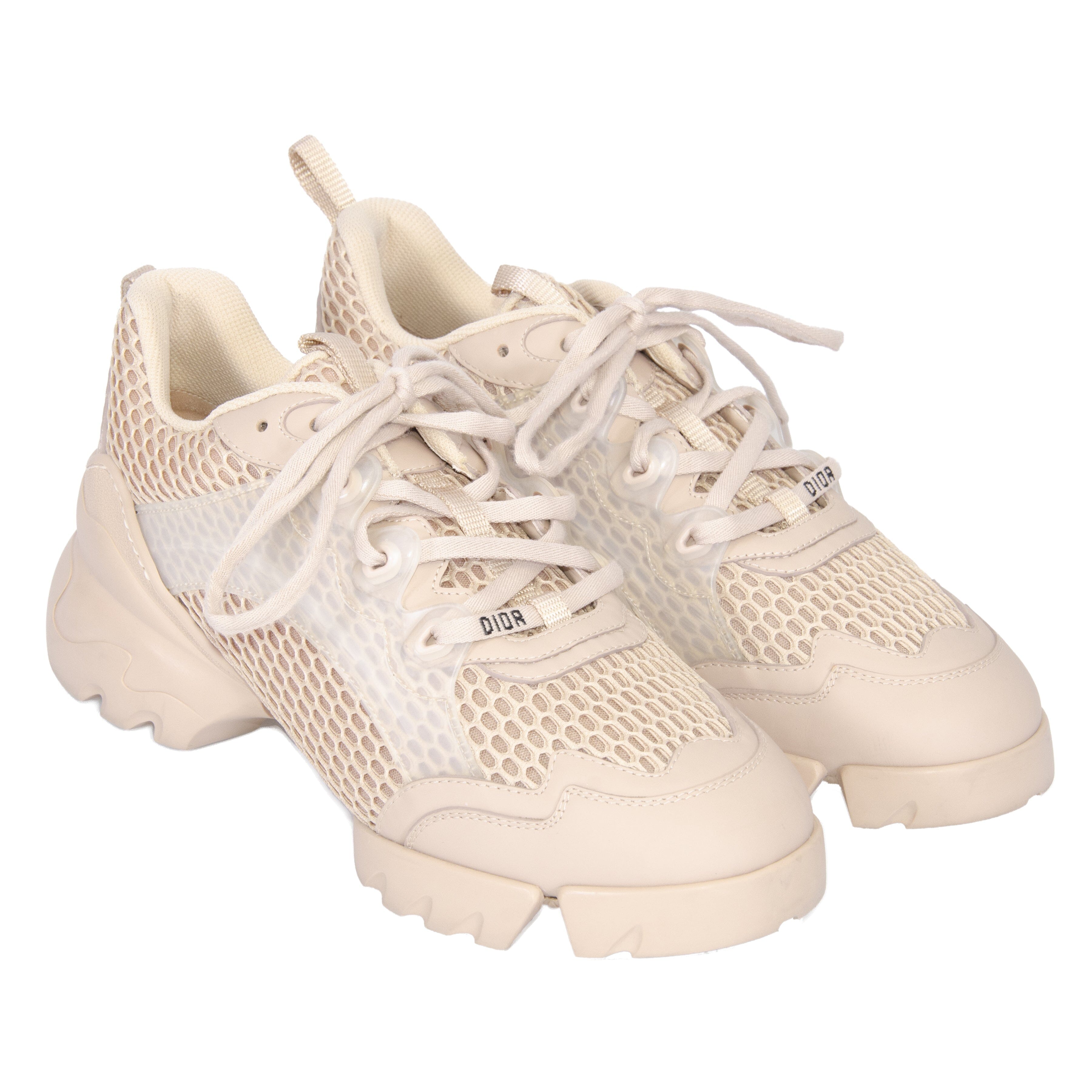 Beige D-Connect Sneakers