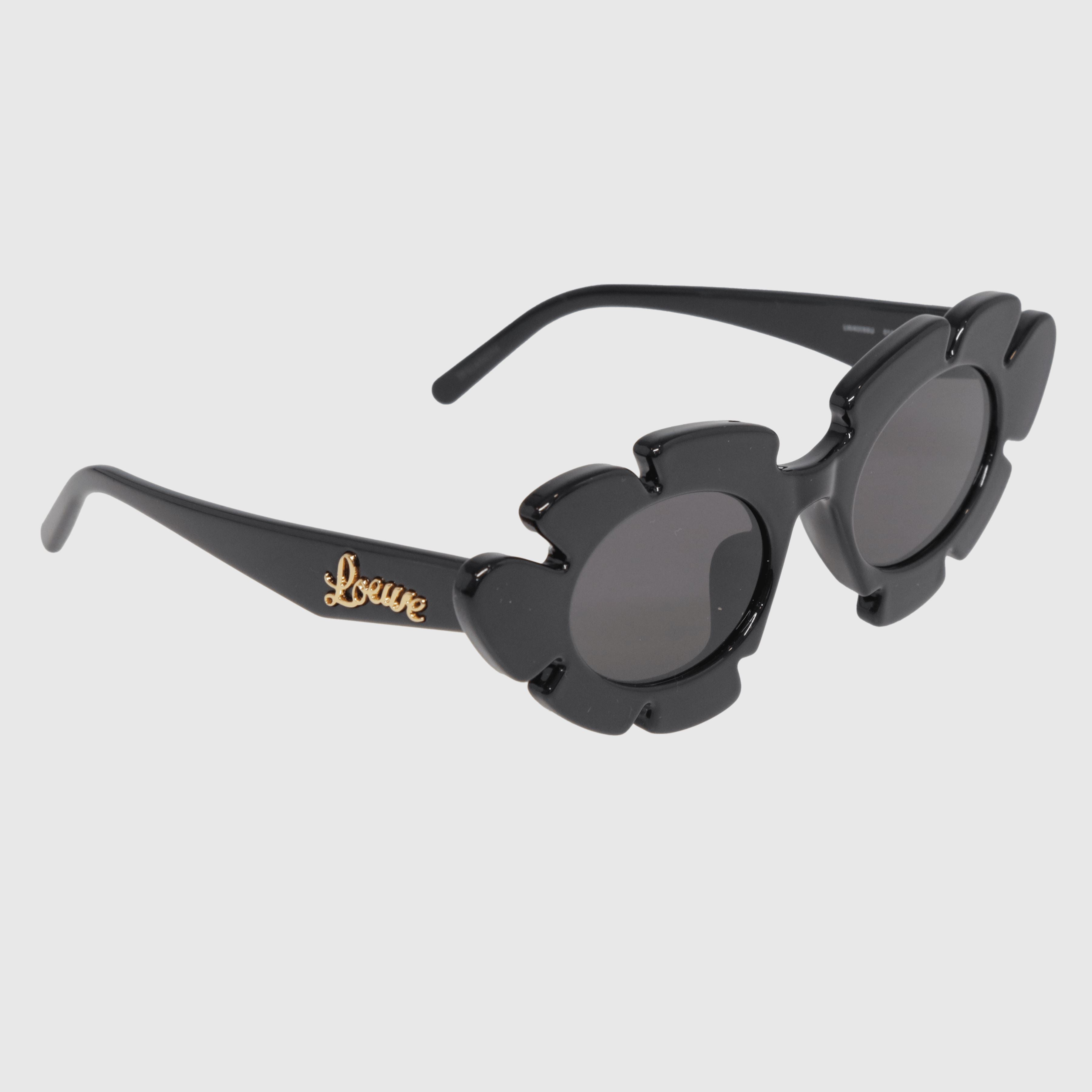 Black LW40088U Geometric Sunglasses