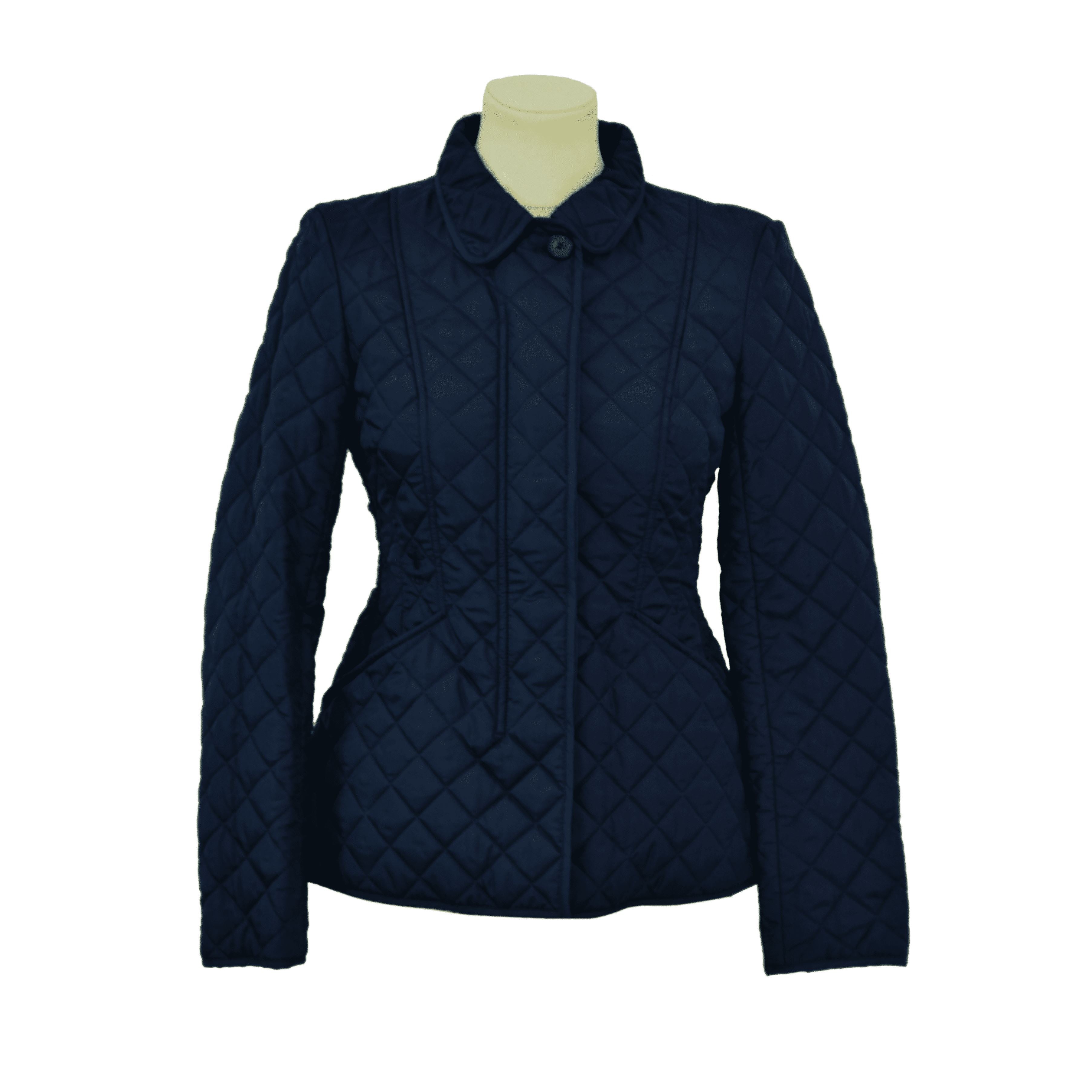 Navy Blue Macrocannage Bar Jacket Clothing Christian Dior 