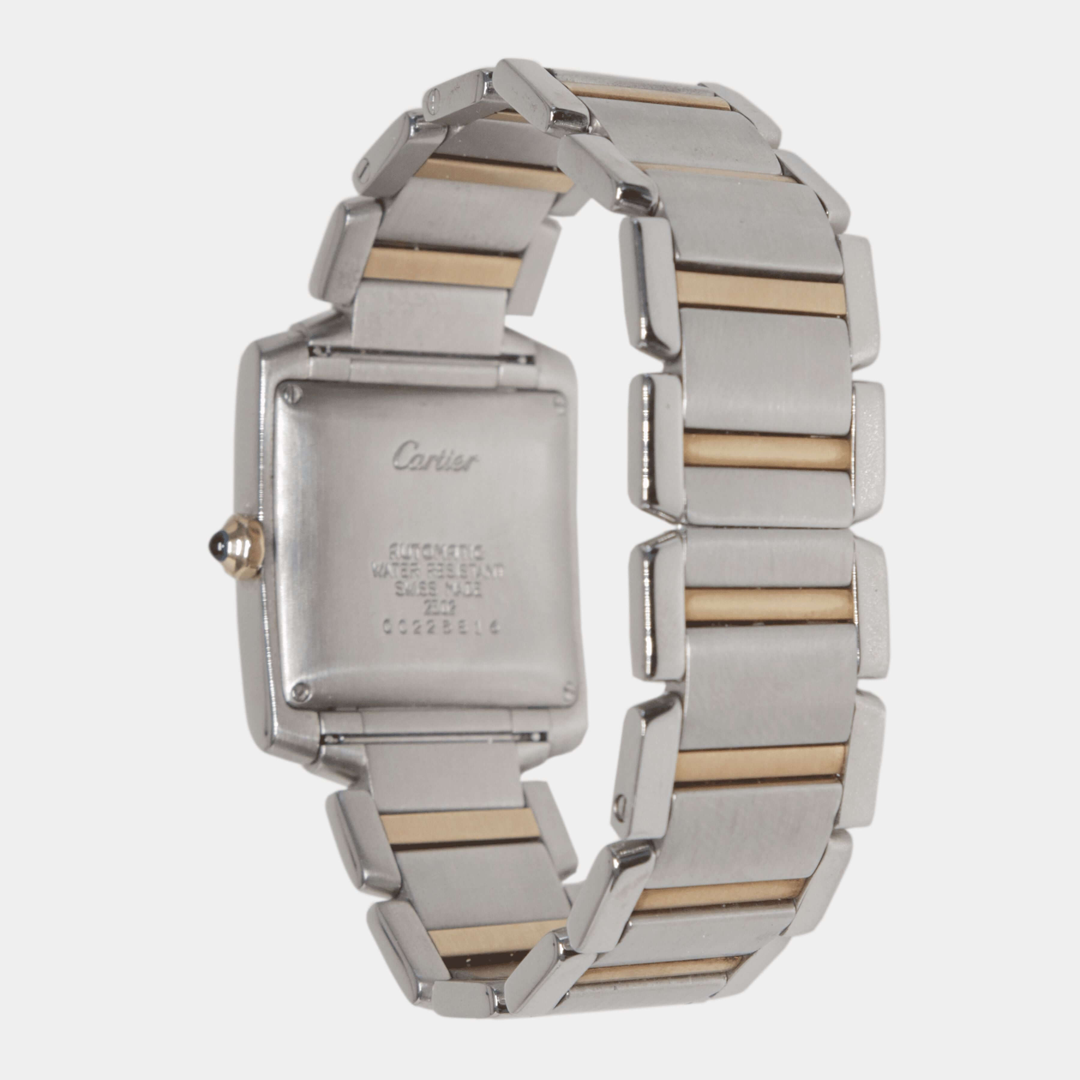 18K Gold/Stainless Steel Tank Francaise Watch - CC225816 Watch Cartier 